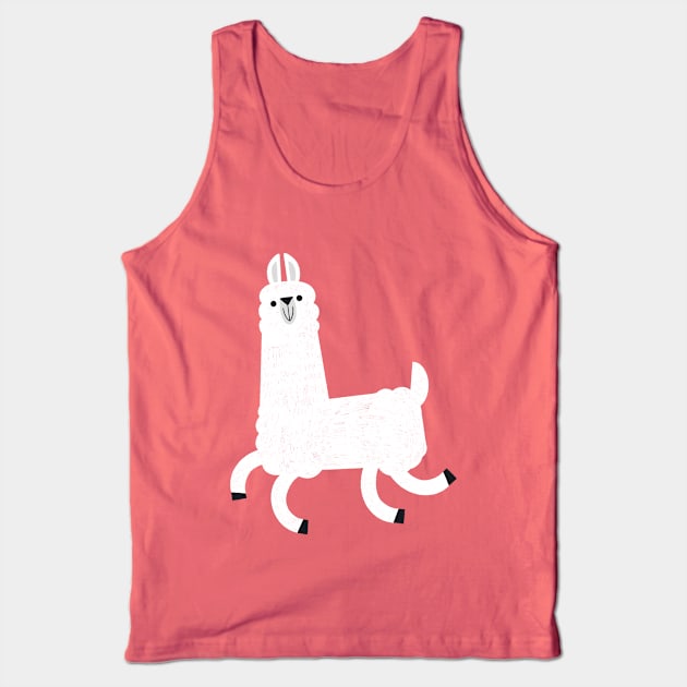 Friendly Lama Tank Top by Dracushop